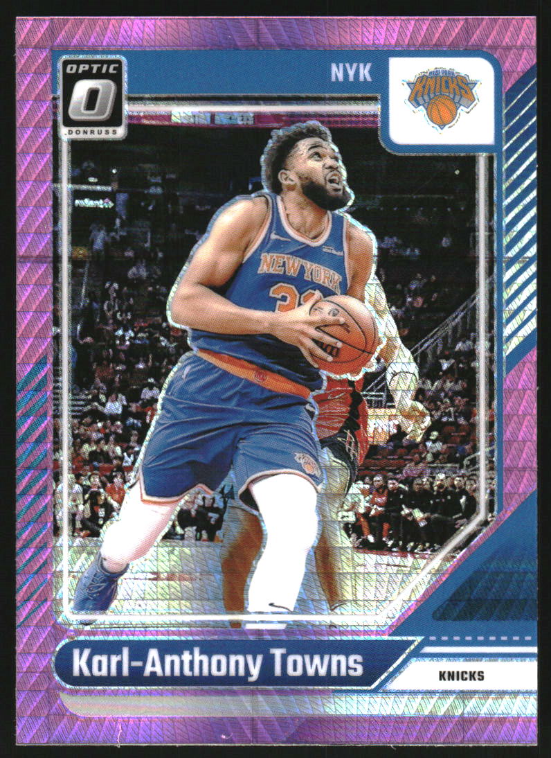 2024-25 Donruss Optic Hyper Pink #158 Karl-Anthony Towns