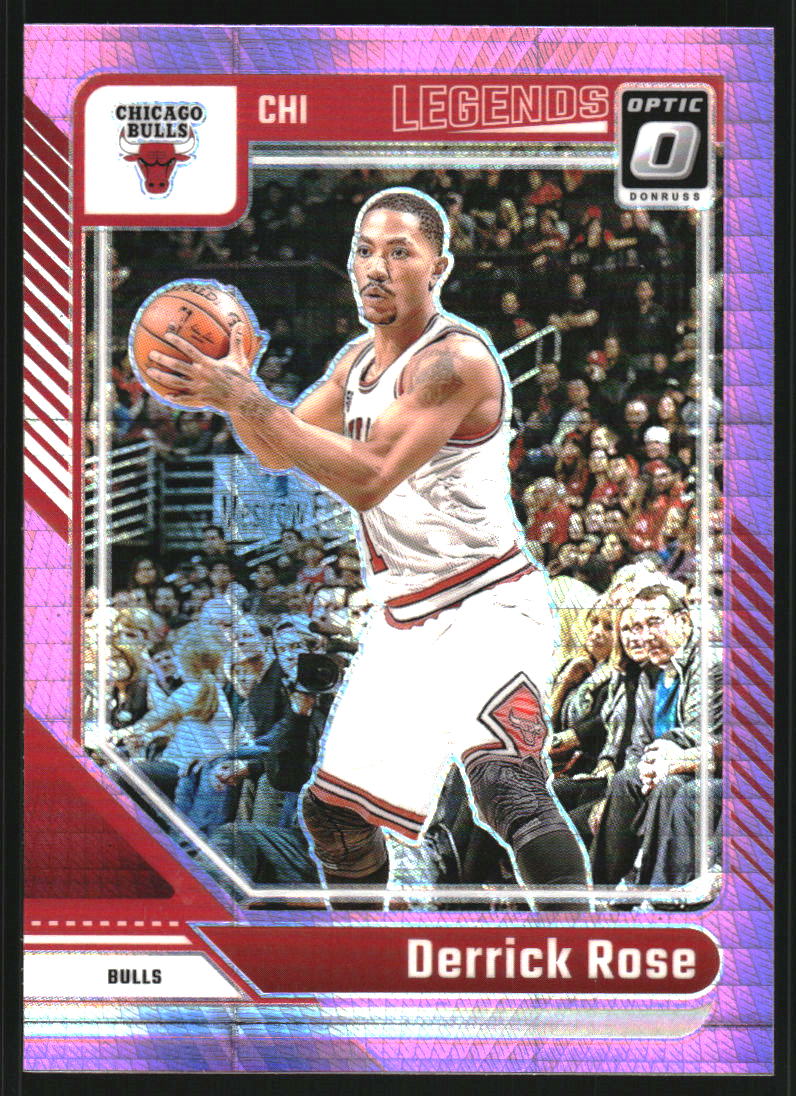 2024-25 Donruss Optic Hyper Pink #233 Derrick Rose LGD