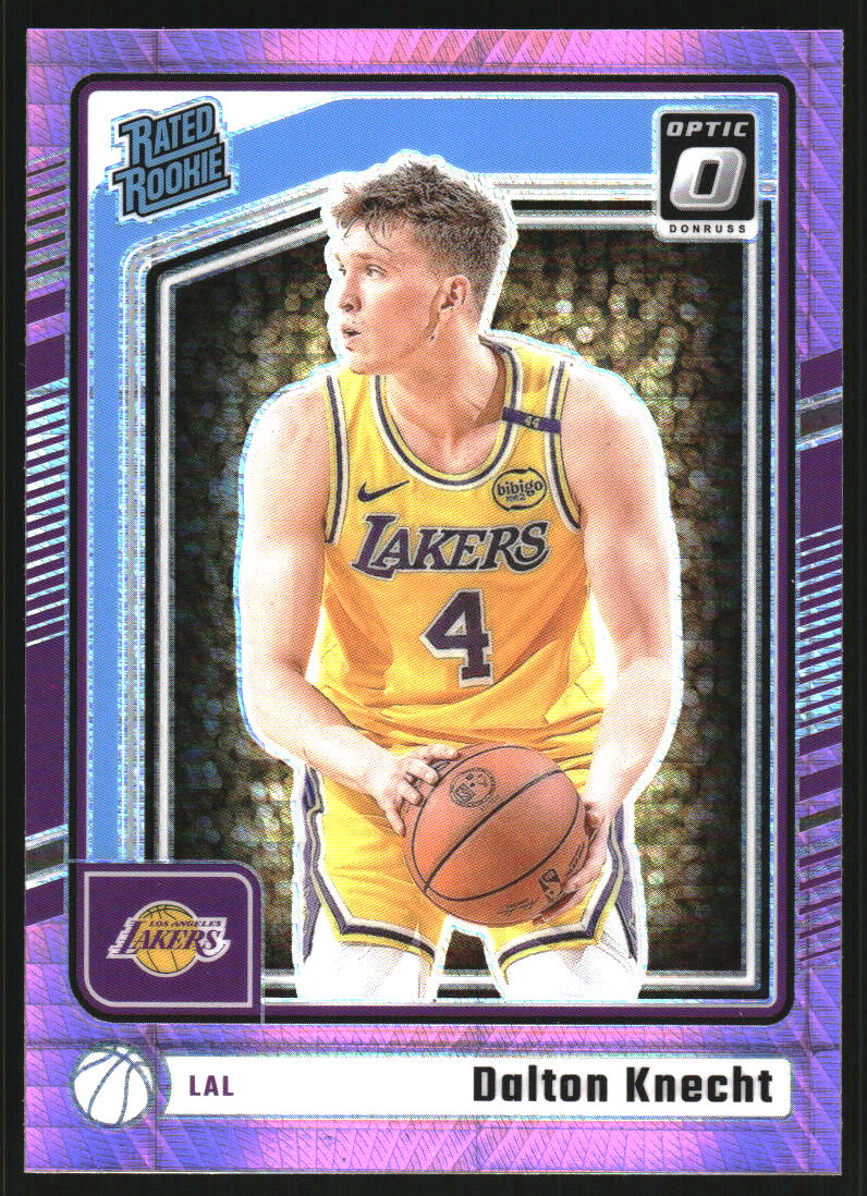 2024-25 Donruss Optic Hyper Pink #256 Dalton Knecht RR