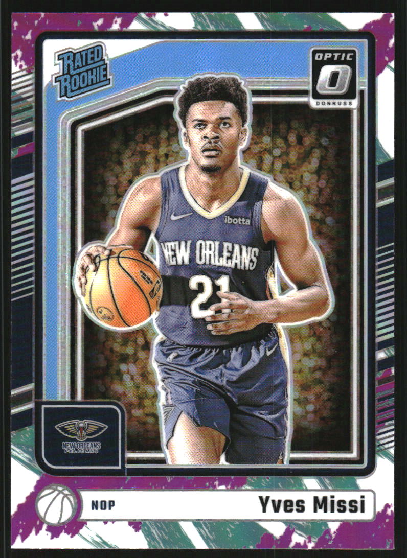 2024-25 Donruss Optic Purple Shock #265 Yves Missi RR on Fanatics