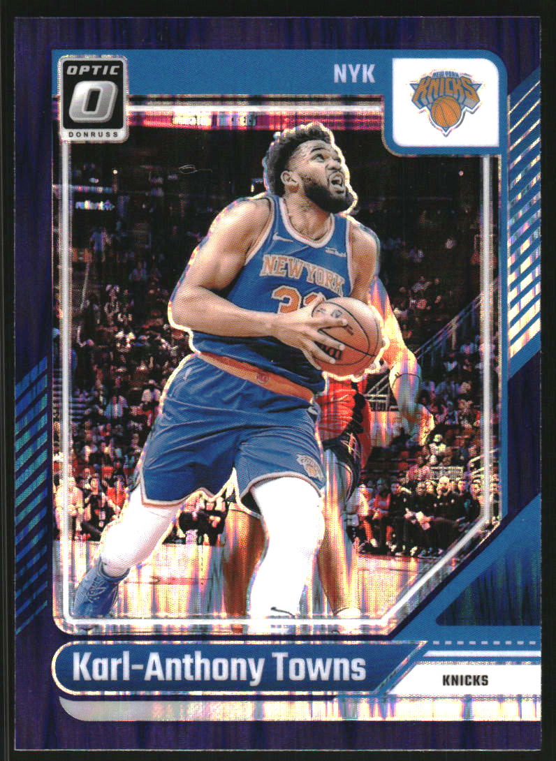2024-25 Donruss Optic Purple Shock #158 Karl-Anthony Towns