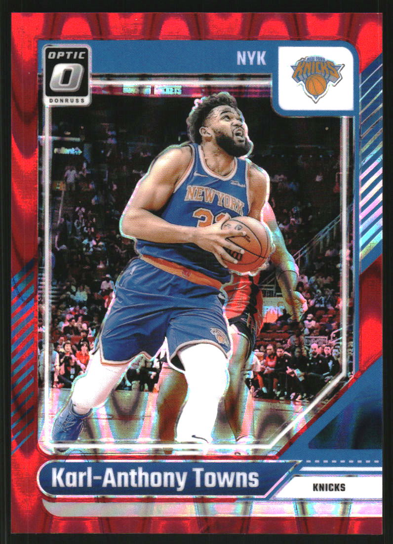 2024-25 Donruss Optic Red Seismic #158 Karl-Anthony Towns /149