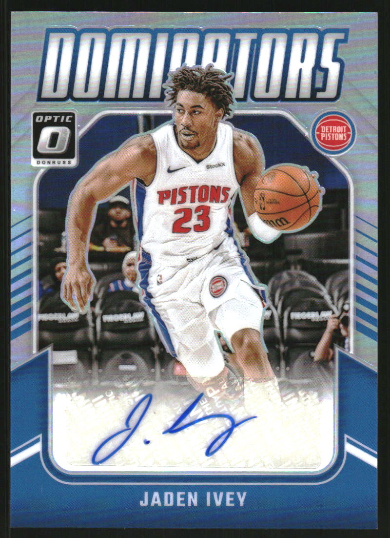 2024-25 Donruss Optic Dominators Signatures Holo #11 Jaden Ivey/99
