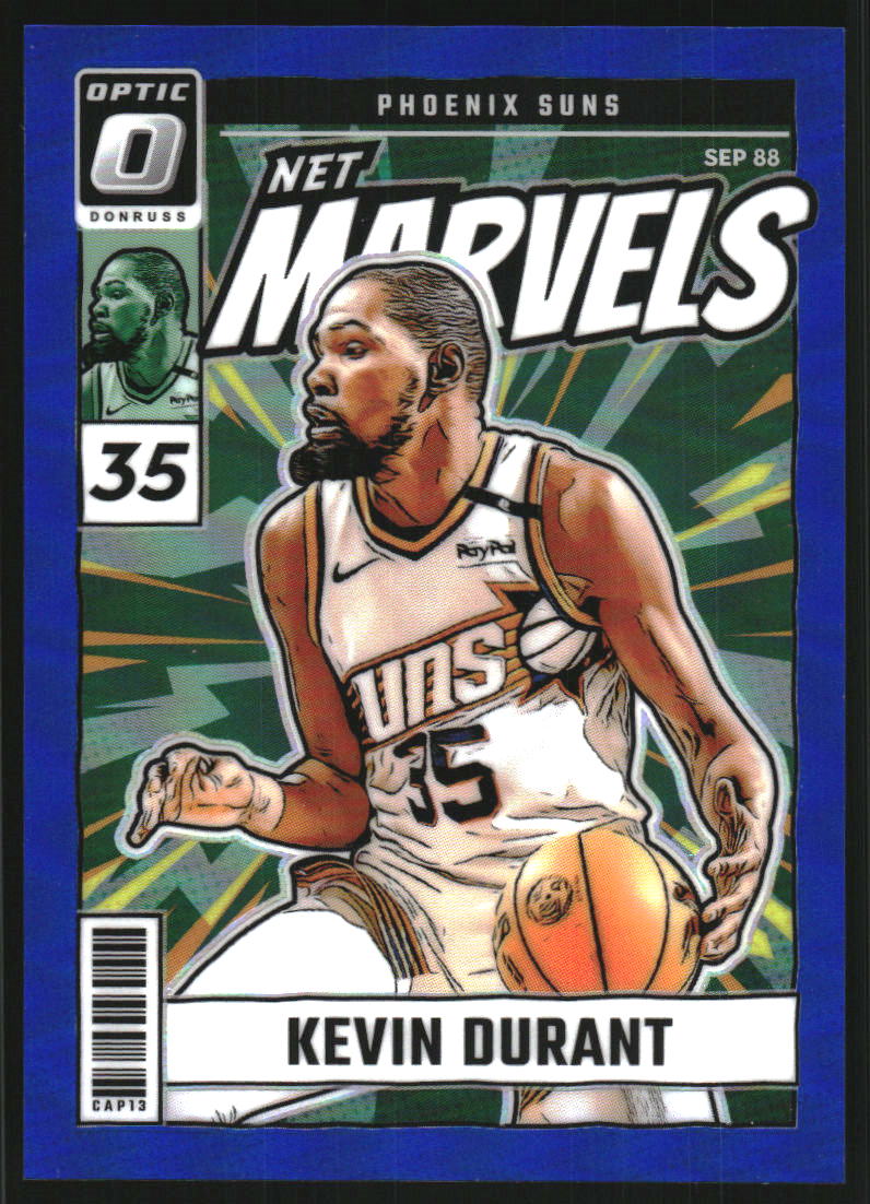 2024-25 Donruss Optic Net Marvels Blue #18 Kevin Durant on