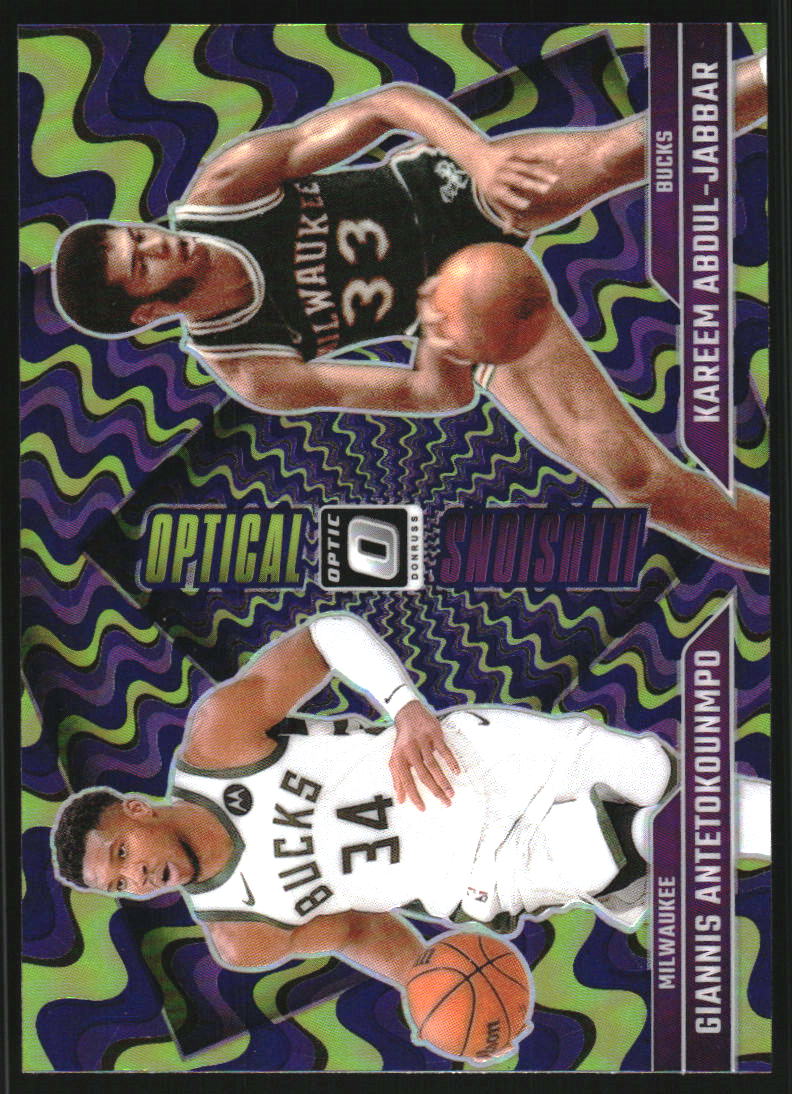 2024-25 Donruss Optic Optical Illusions Purple #4 Giannis