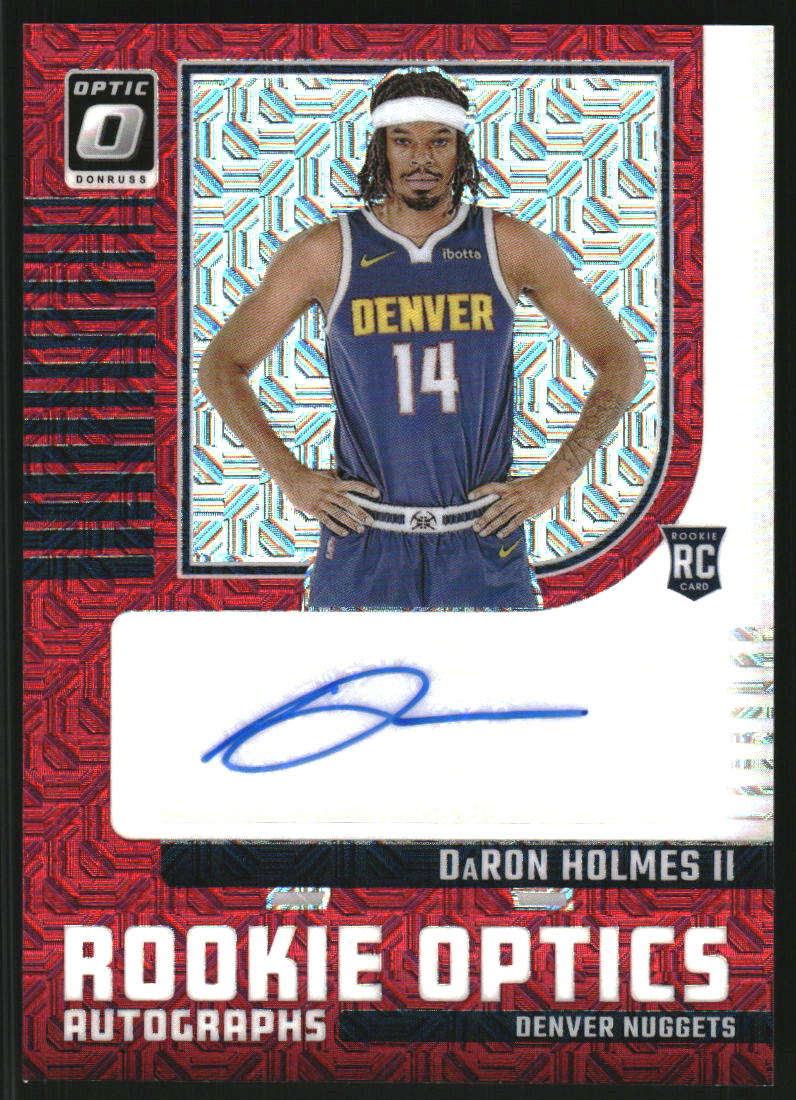 2024-25 Donruss Optic Rookie Optics Autographs Choice #3 DaRon Holmes II Auto