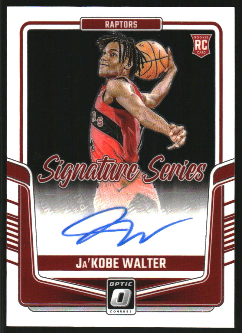 2024-25 Donruss Optic Signature Series #85 Ja'Kobe Walter Auto