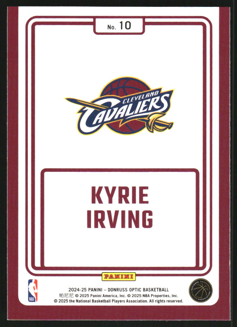 2024-25 Donruss Optic Winner Stays #10 Kyrie Irving