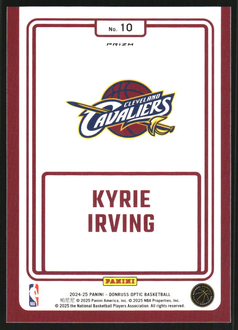 2024-25 Donruss Optic Winner Stays Holo #10 Kyrie Irving