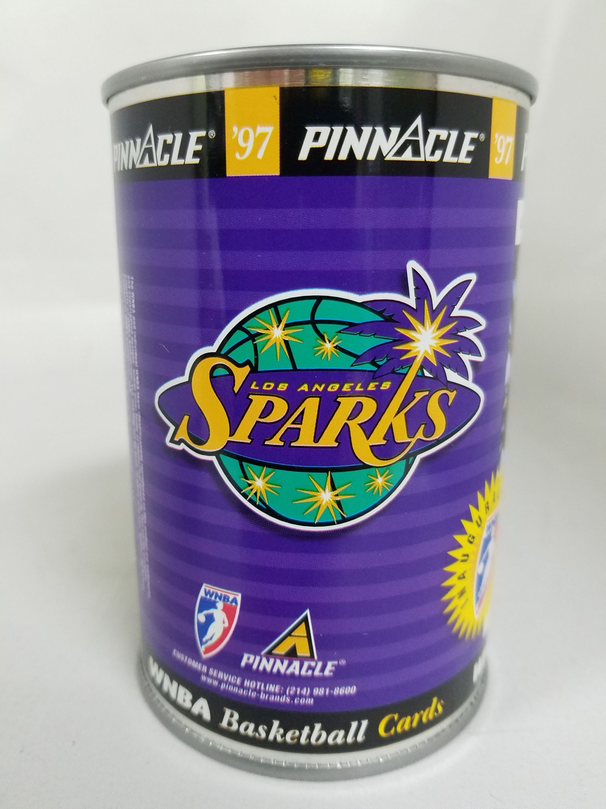 1997 Pinnacle Inside WNBA Cans #7 Lisa Leslie back image