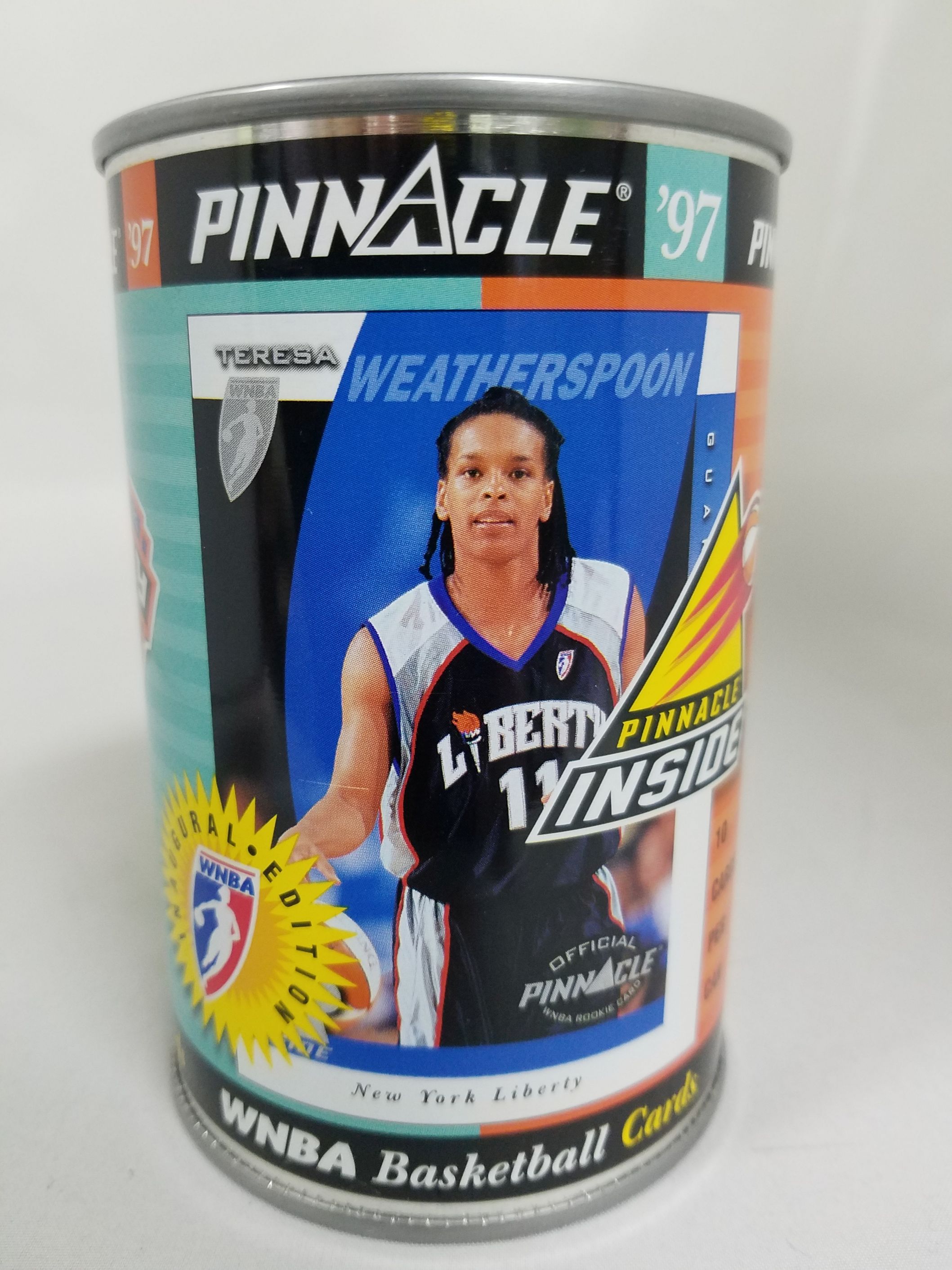 1997 Pinnacle Inside WNBA Cans #9 Teresa Weatherspoon