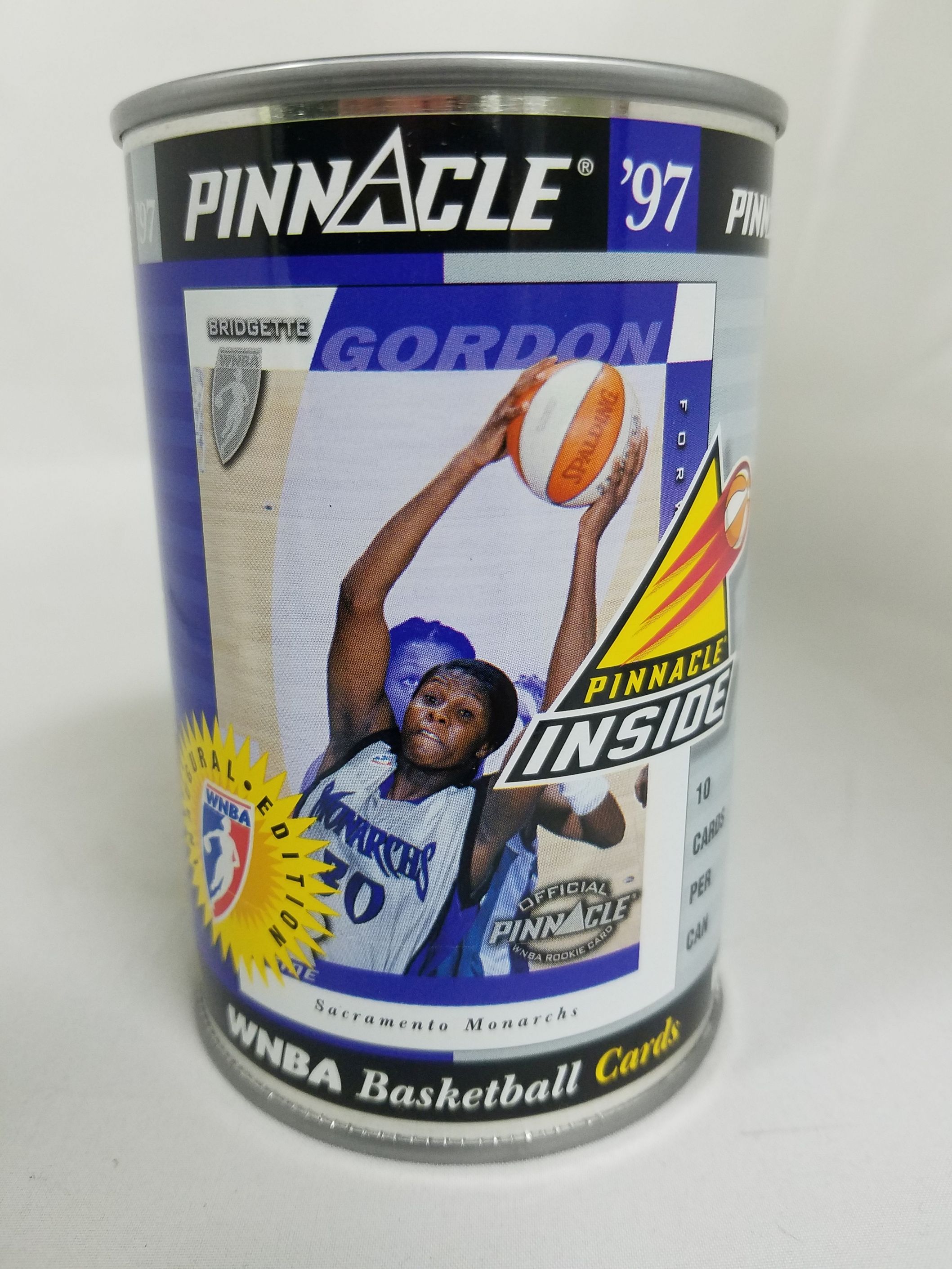 1997 Pinnacle Inside WNBA Cans #13 Bridgette Gordon