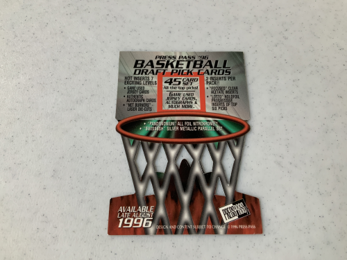 1997 Press Pass Net Burners #NNO Ray Allen Promo back image