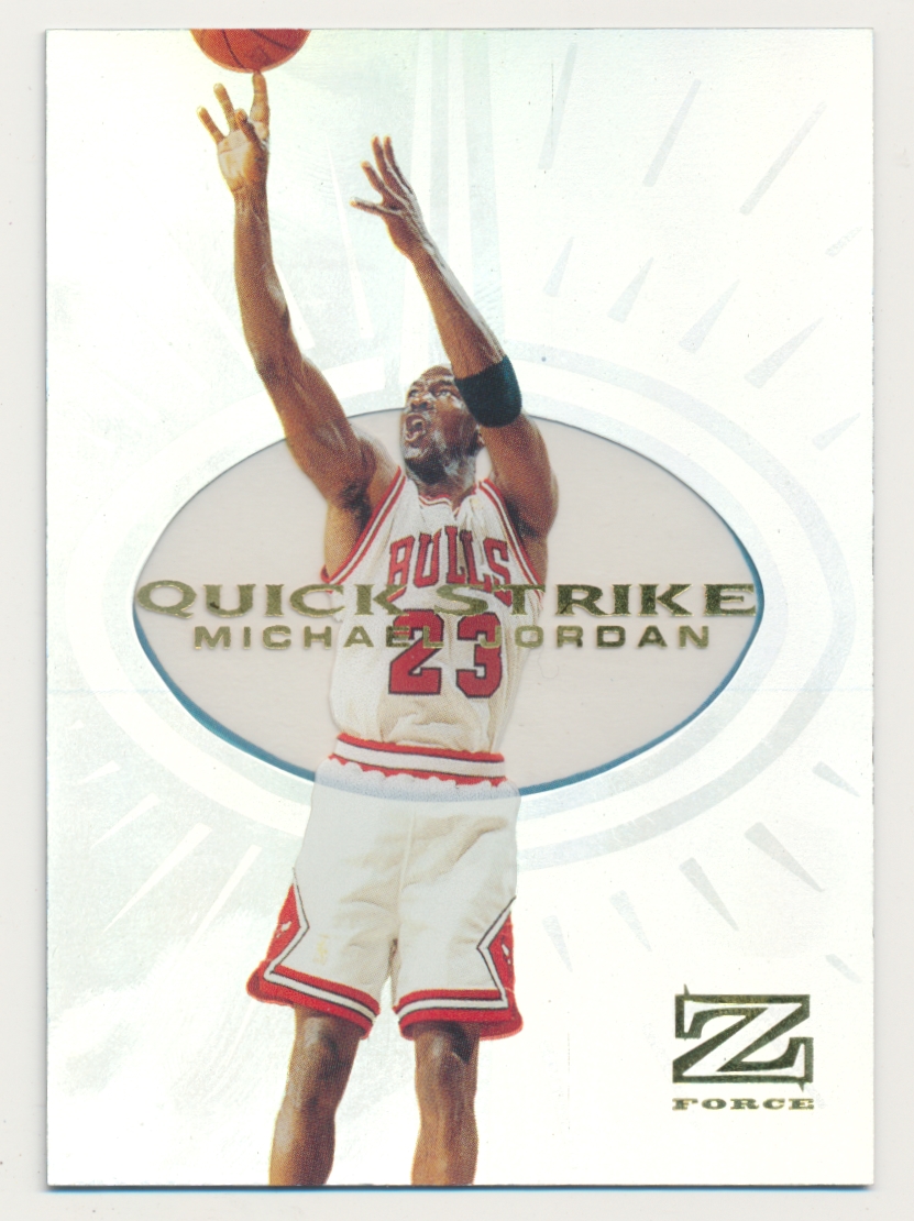 1997-98 Z-Force Quick Strike #5 Michael Jordan - NM-MT - Burbank 