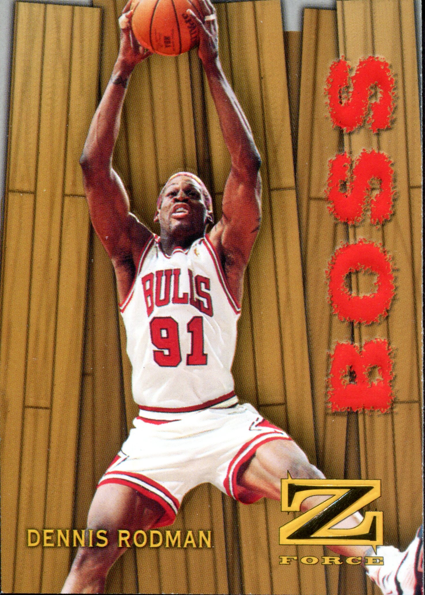 DENNIS RODMAN ~ 1997-98 Z-Force Basketball Boss Insert Card #17 | eBay