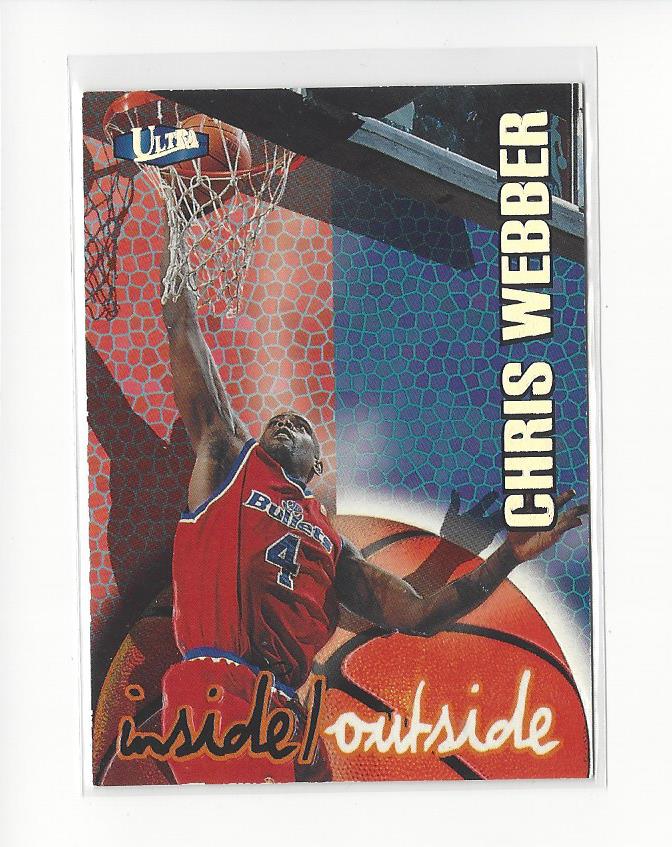 1997-98 Ultra Inside/Outside #9 Chris Webber