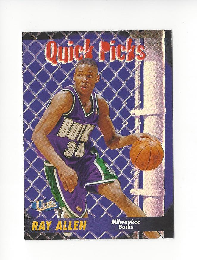 1997-98 Ultra Quick Picks #2 Ray Allen