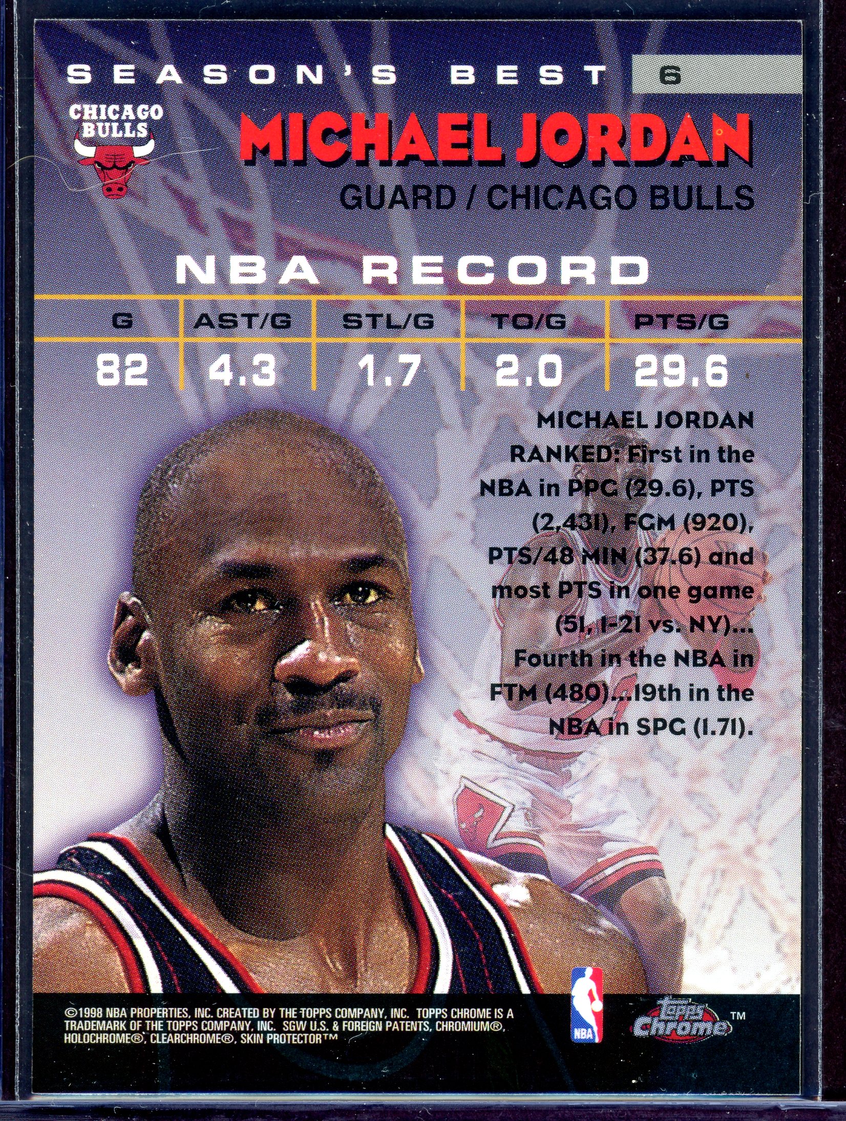 topps chrome michael jordan
