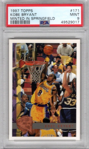 1997-98 Topps Minted in Springfield #171 Kobe Bryant - - Graded