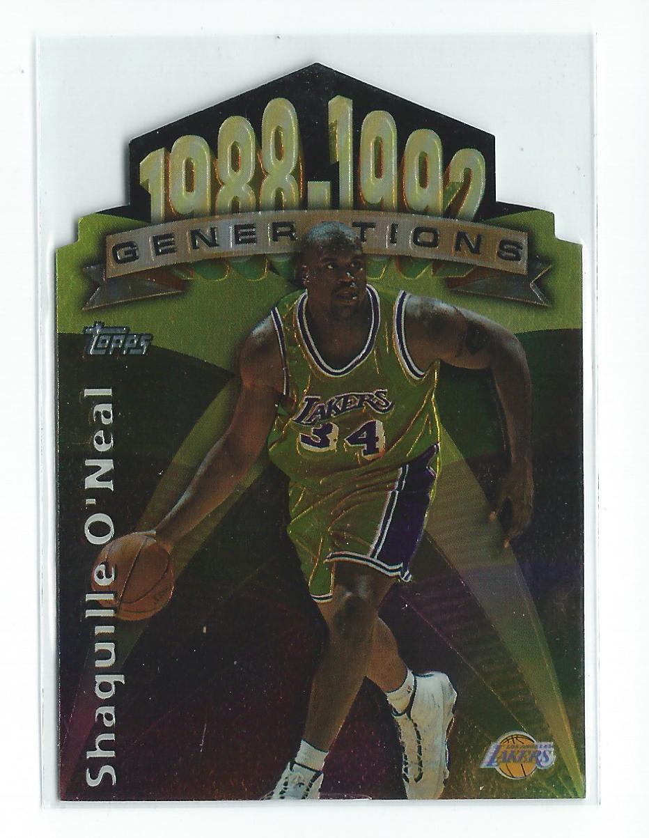 1997-98 Topps Generations #G18 Shaquille O'Neal