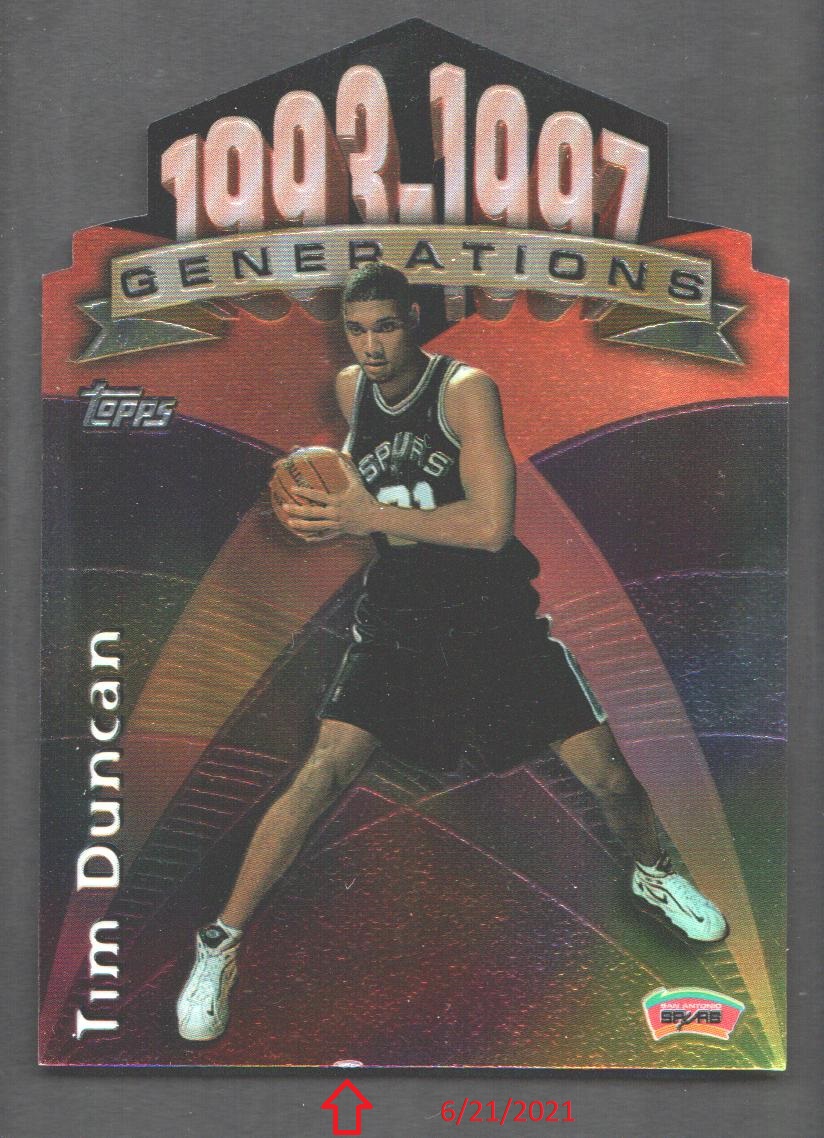 1997-98 Topps Generations #G28 Tim Duncan