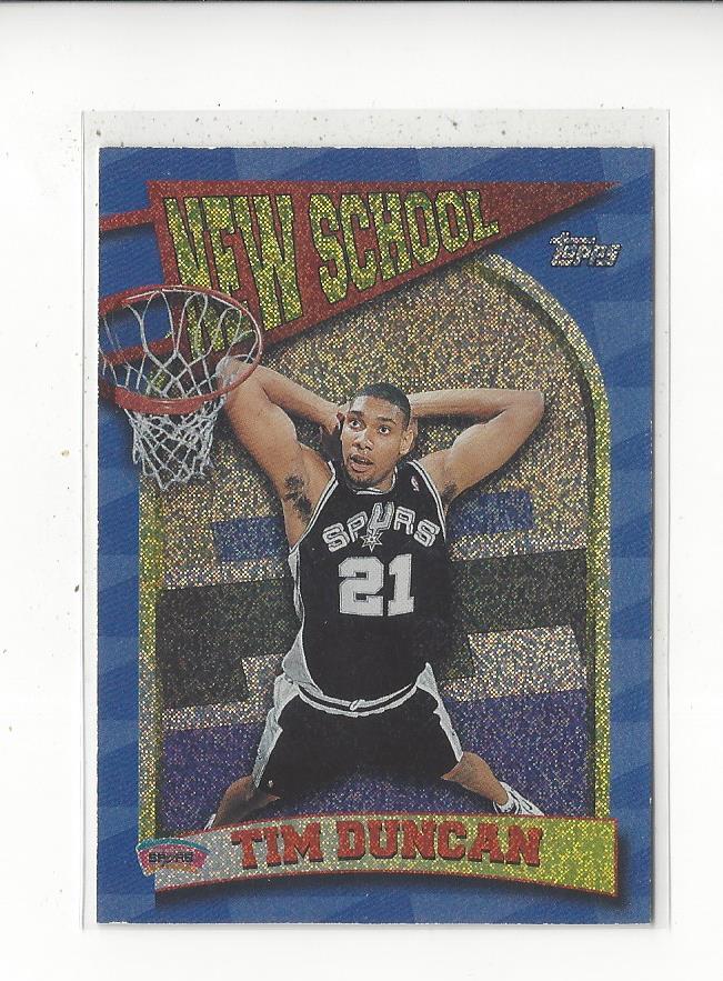 1997-98 Topps New School #NS15 Tim Duncan