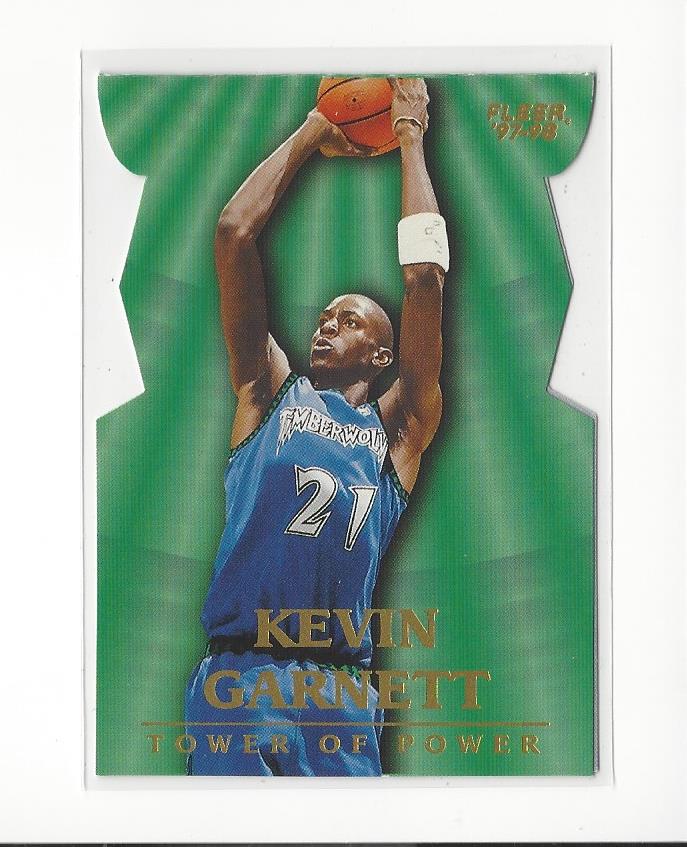 1997-98 Fleer Towers of Power #4 Kevin Garnett