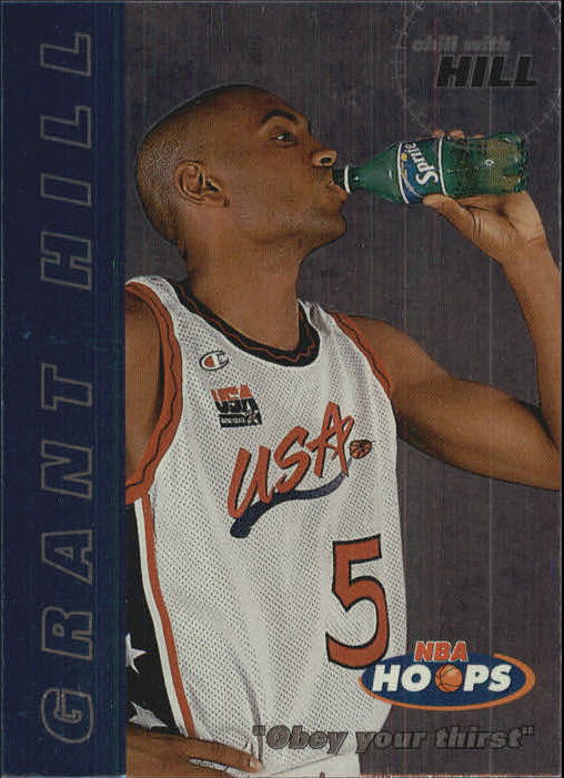 1997-98 Hoops Chill with Hill #5 Grant Hill/Obey your thirst