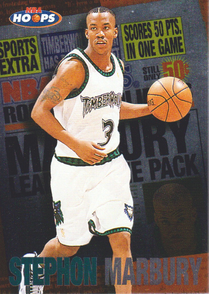 1997-98 Hoops Rookie Headliners #RH5 Stephon Marbury