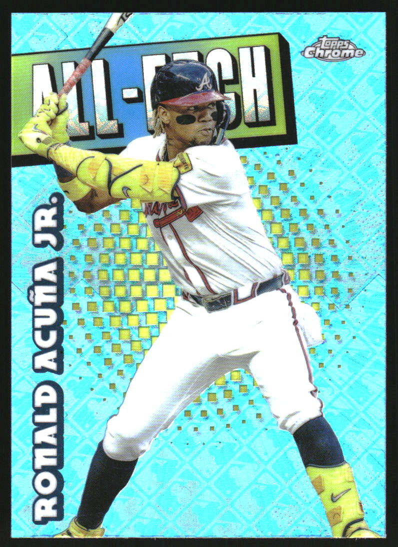 2025 Topps Chrome Logofractor All-Etch #CAE8 Ronald Acuna Jr.