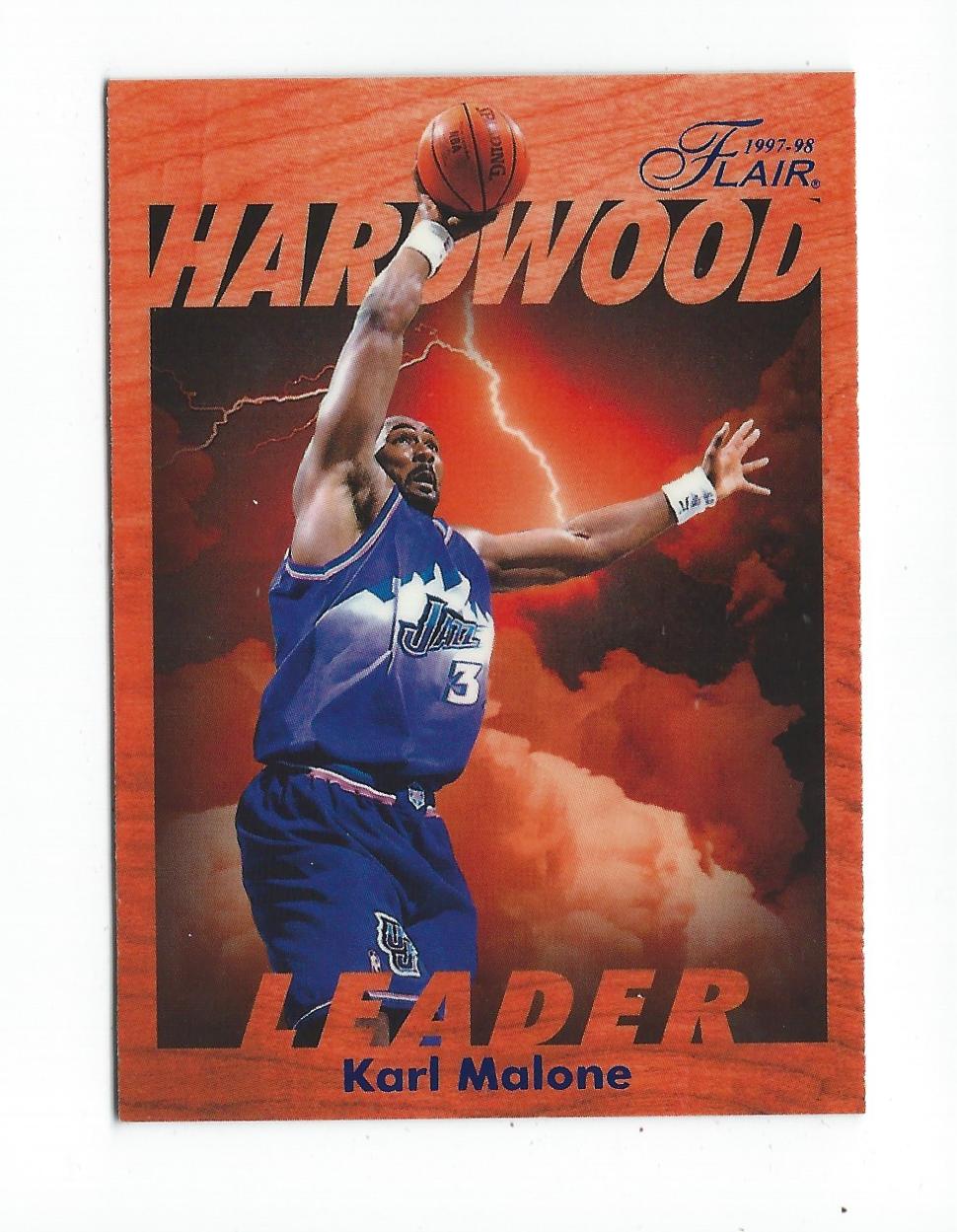 1997-98 Fleer Flair Hardwood Leaders #27 Karl Malone