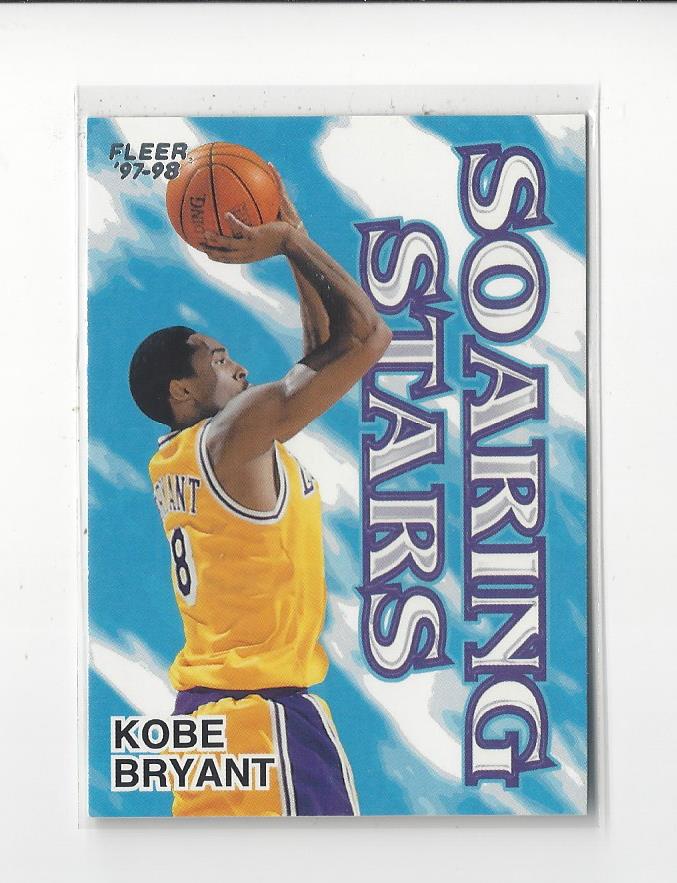 Kobe Bryant 1997-98 Fleer Basketball Card Base Set 97 All Rookie Team Los Angeles Lakers Star Player