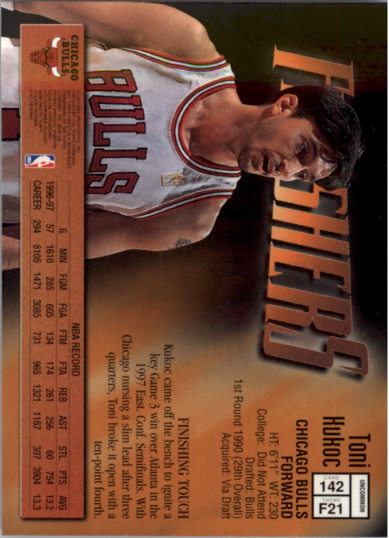 1997-98 Finest Basketball Card Pick (Base) 102-315 - Picture 79 of 361
