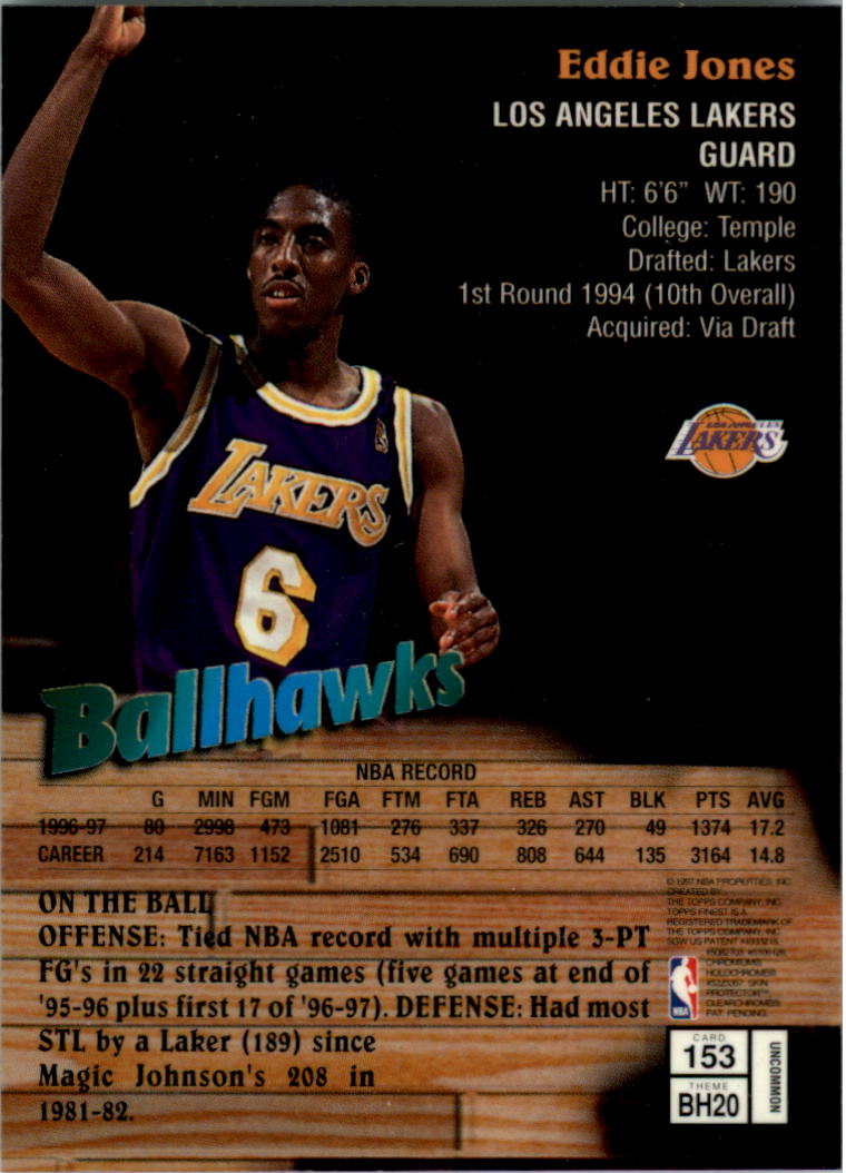 1997-98 Finest Basketball Card Pick (Base) 102-315 - Picture 99 of 361