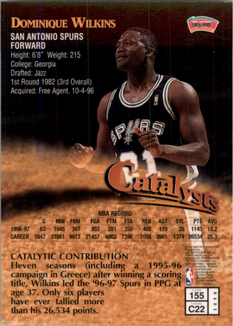 1997-98 Finest Basketball Card Pick (Base) 102-315 - Picture 101 of 361