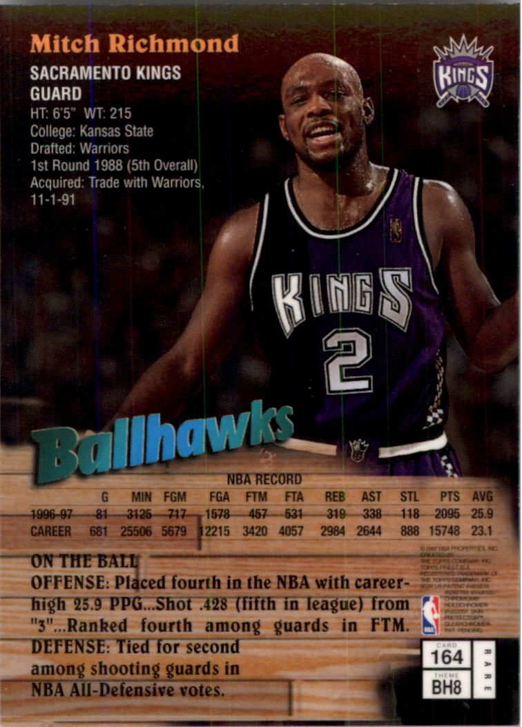 1997-98 Finest Basketball Card Pick (Base) 102-315 - Picture 118 of 361