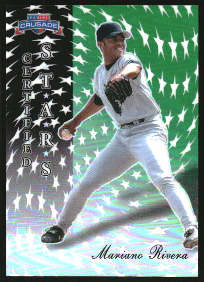 2025 Panini Crusade Certified Stars Green #21 Mariano Rivera /249