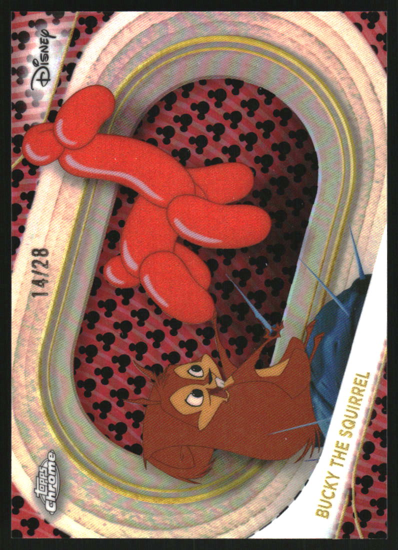 ミッキー　2 2025 Topps Chrome Disney Mickey Mouse Red and Black Refractors #23