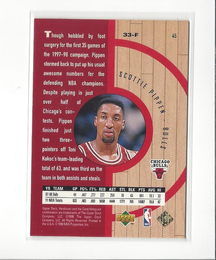 Scottie Pippen cards (1989-2019) Bulls Blazers - You Choose - Bild 128 von 239