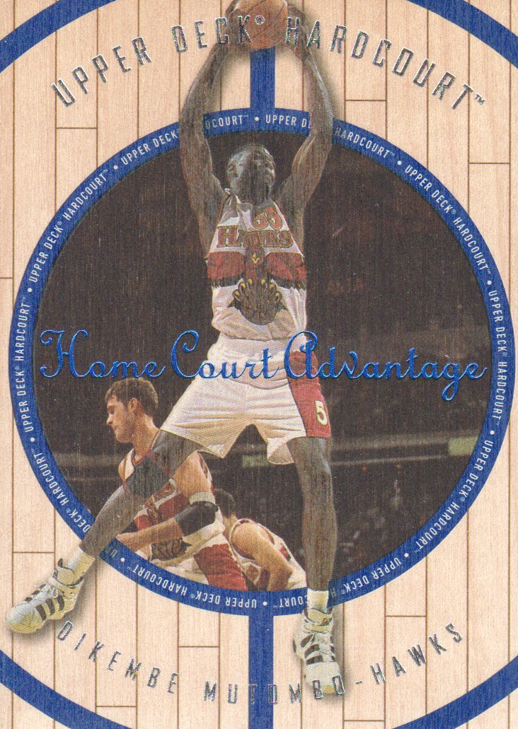 1998 Upper Deck Hardcourt Home Court Advantage #18 Dikembe Mutombo