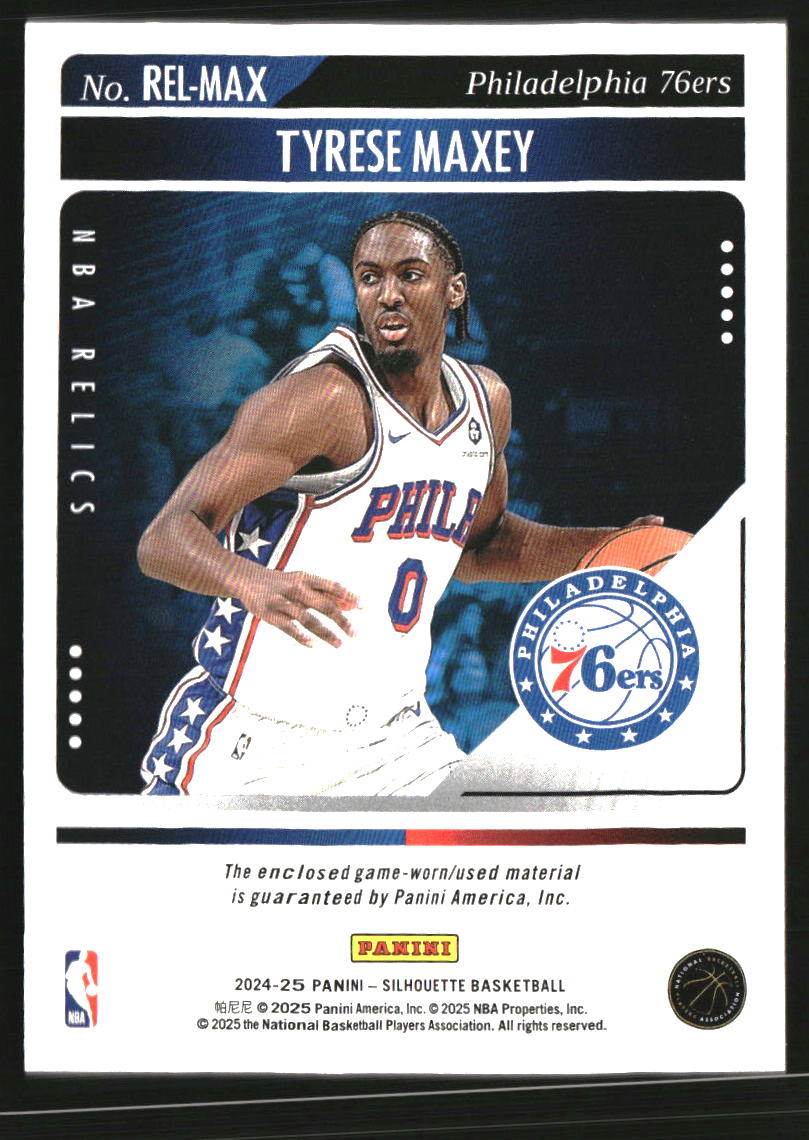 MINT名古屋店 情報】 ‼️⚠️Tyrese Maxeyサインカード2025-26 Topps 