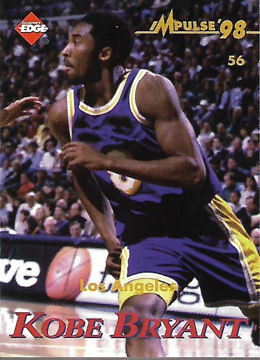 1998 Collector's Edge Impulse Parallel #56 Michael Olowokandi/Kobe Bryant back image