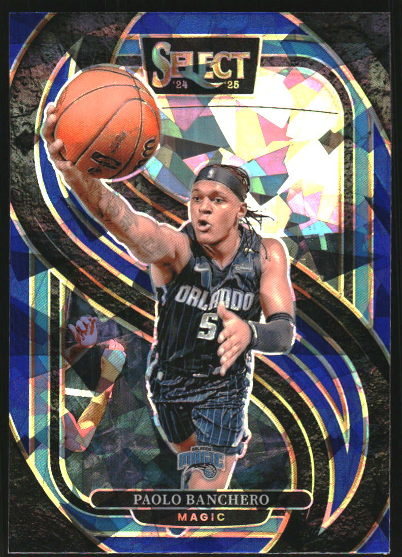 2024-25 Select Blue Cracked Ice Prizms #158 Paolo Banchero
