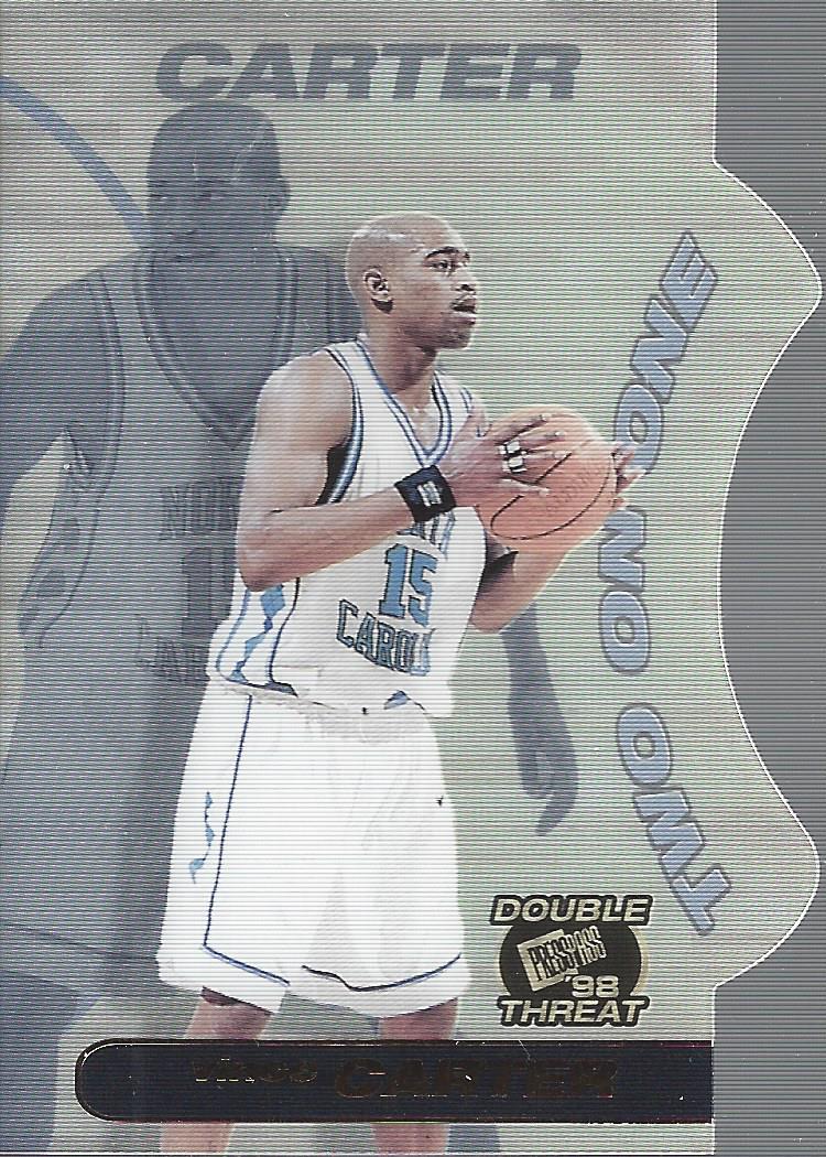 1998 Press Pass Double Threat Two-On-One #TO10 Vince Carter