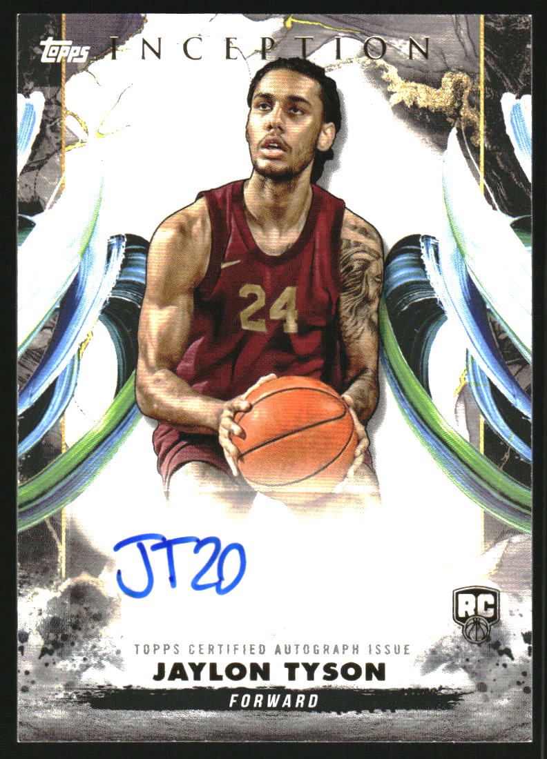 2024-25 Topps Inception Rookie Autographs #RAJT Jaylon Tyson Auto