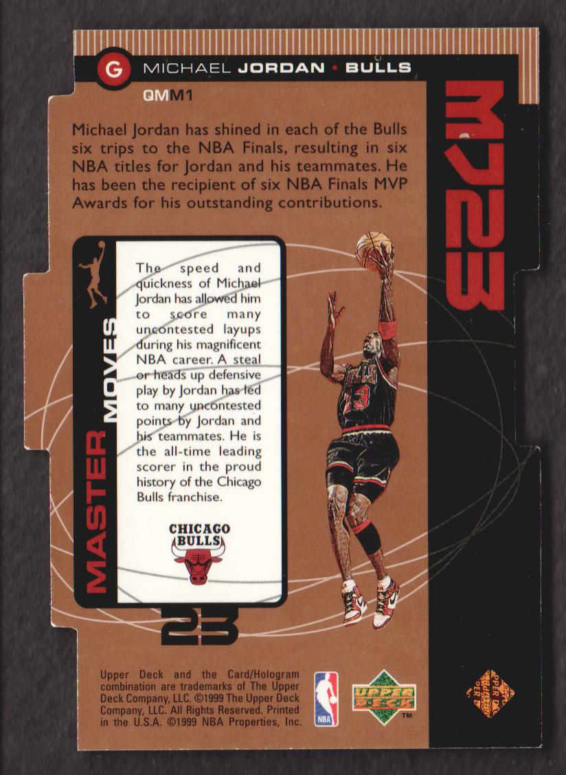 1998-99 Upper Deck MJ23 Bronze #M1 Michael Jordan back image