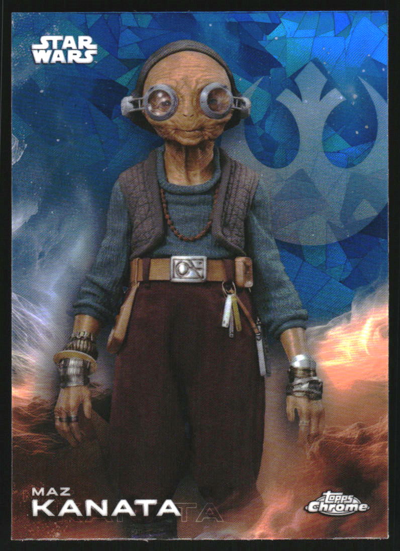 2025 Topps Chrome Sapphire Edition Star Wars #90 Maz Kanata
