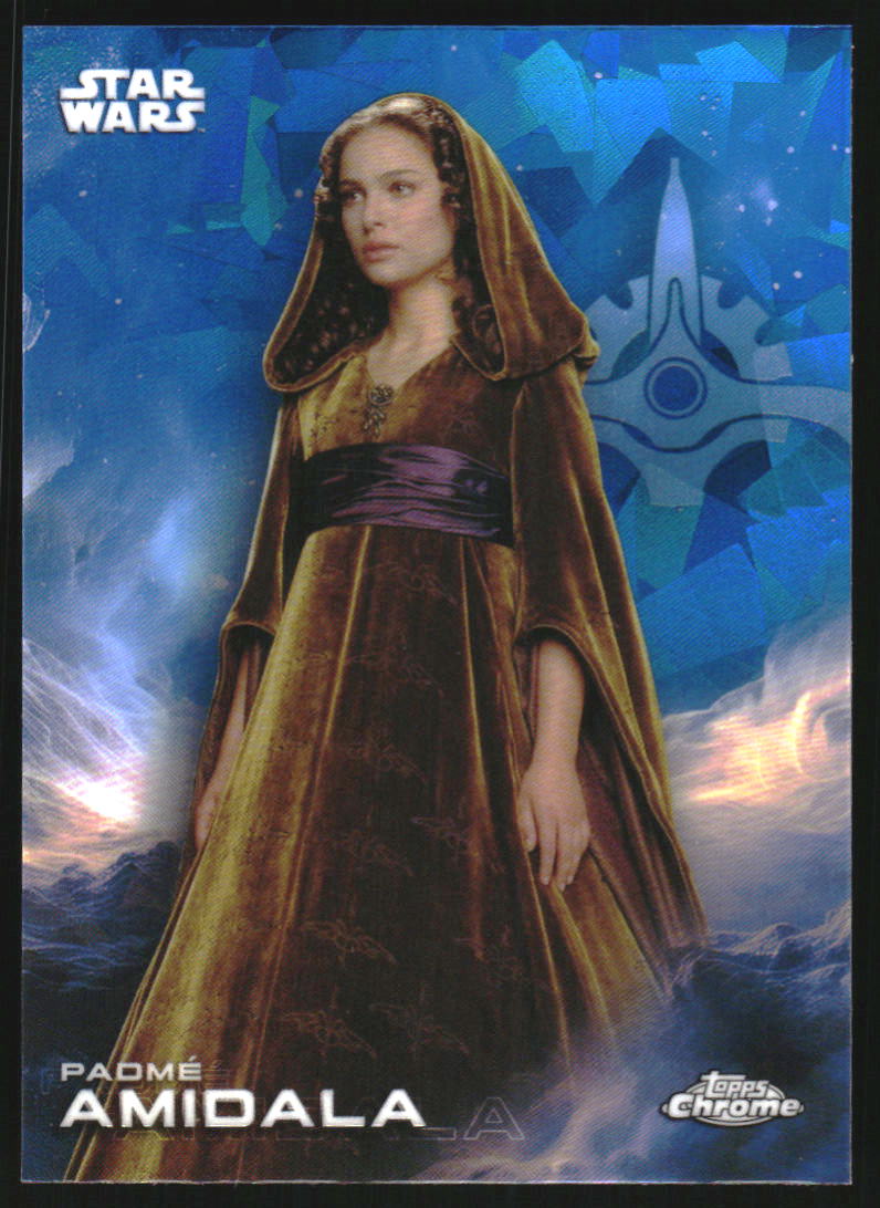 2025 Topps Chrome Sapphire Edition Star Wars #141 Padmé Amidala on