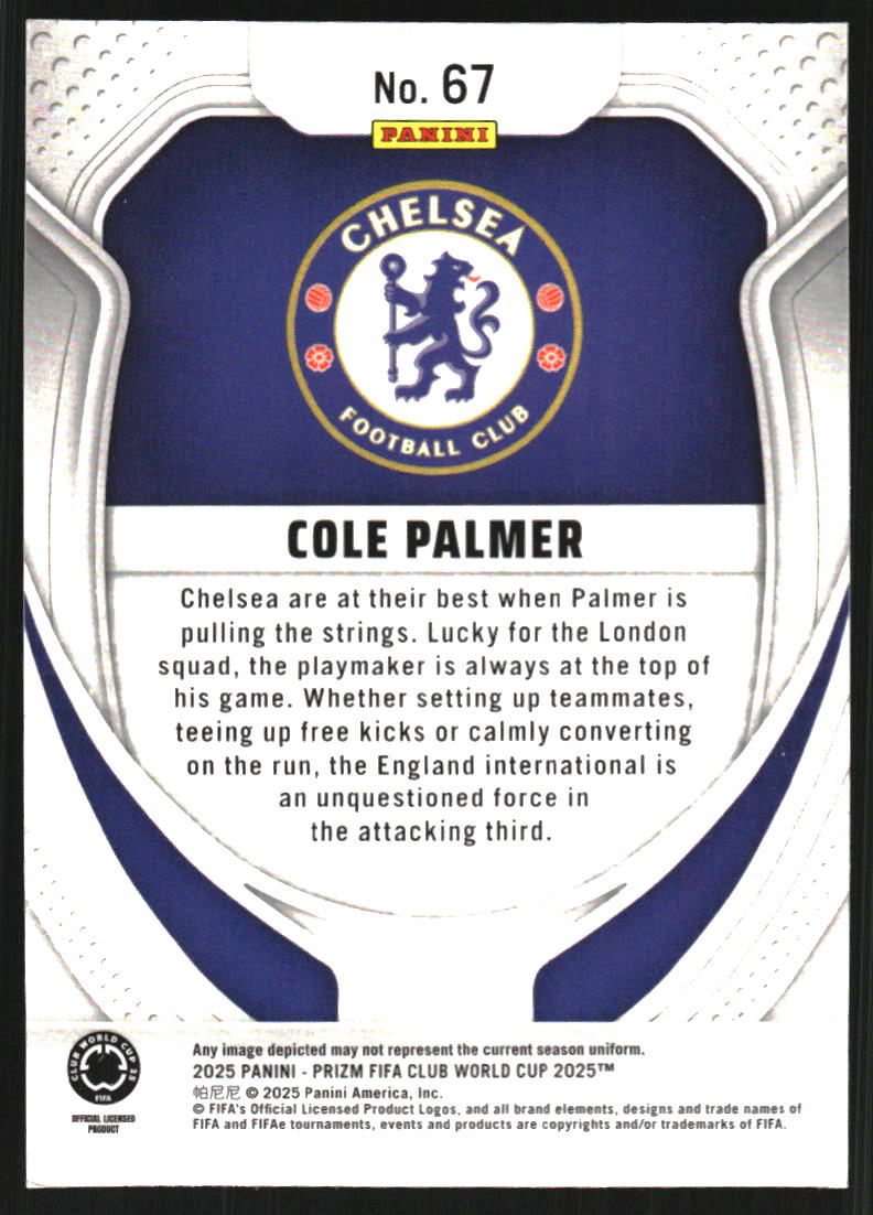 2025 Panini Prizm FIFA Club World Cup #67 Cole Palmer
