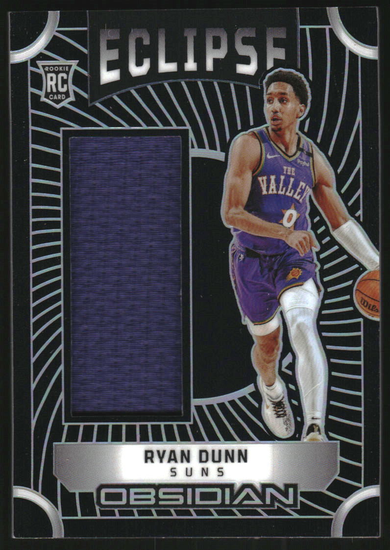 2024-25 Panini Obsidian Eclipse Materials #7 Ryan Dunn Jersey /249